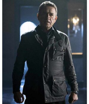  Gotham Alfred Pennyworth Leather Jacket