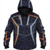  	Men Hoodie Jacket Avengers Infinity War 2018 Tony Stark RDJ Camouflage