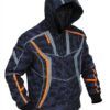  	Men Hoodie Jacket Avengers Infinity War 2018 Tony Stark RDJ Camouflage
