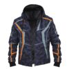  	Men Hoodie Jacket Avengers Infinity War 2018 Tony Stark RDJ Camouflage