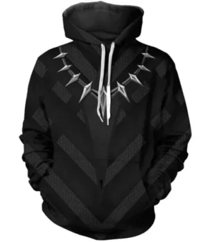  	Black Panther Pullover Style Hoodie