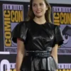  	Elizabeth Olsen Doctor Strange Black Peplum Top