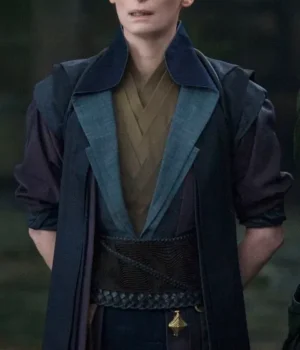  	Tilda Swinton Doctor Strange Black Cotton Long Coat