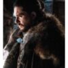  	The Eternals Kit Harington Black Fur Coat