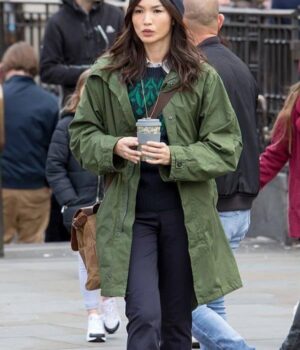  	The Eternals Sersi Green Cotton Coat