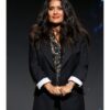  	Salma Hayek Movie Eternals Event Black Suiting Blazer