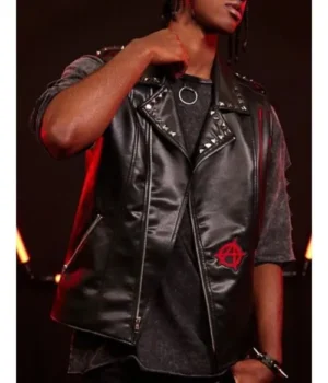  	Spider-Man Across the Spider-Verse Spider-Punk Black Vest