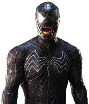  	Venom Spiderman Cosplay Costume Leather Jacket