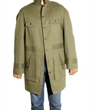  	Spider Man Into The Spider-Verse Jake Johnson Green Coat