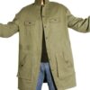  	Spider Man Into The Spider-Verse Jake Johnson Green Coat