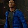  	Spider-Man Miles Morales Blue Parachute Quilted Puffer Jacket 