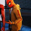  	Video Game Spider-Man Miles Morales Grey Hoodie