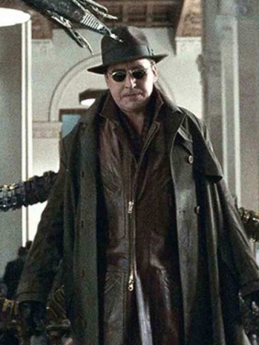 Spider-man No Way Home Dr. Octopus Black Trench Coat Spider-man No Way Home Dr. Octopus Black Trench Coat