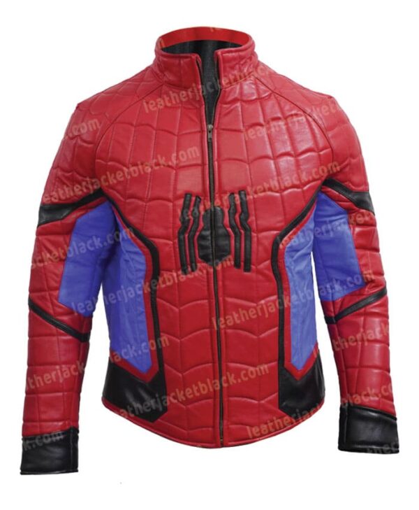 Spider Man Homecoming Red Leather Jacket Spider Man Homecoming Red Leather Jacket