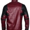 Deadpool Ryan Reynolds Leather Red Jacket Deadpool Ryan Reynolds Leather Red Jacket