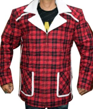  	Deadpool Red Flannel Jacket