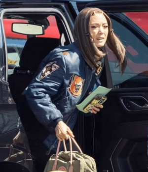  	Guardians of The Galaxy 3 Pom Klementieff Blue Jacket