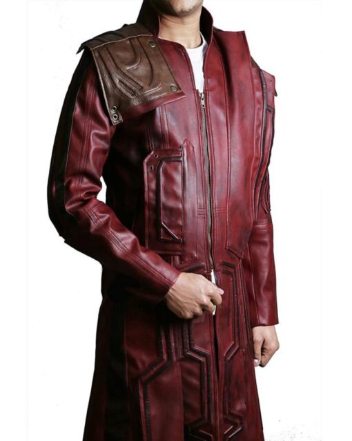 Star Lord Vol 2 Guardians Of The Galaxy Leather Trench Coat Star Lord Vol 2 Guardians Of The Galaxy Leather Trench Coat