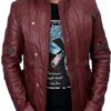  	Chris Pratt Guardians Of The Galaxy Maroon Star Lord Jacket