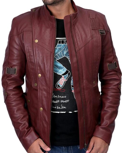 Chris Pratt Guardians Of The Galaxy Maroon Star Lord Jacket Chris Pratt Guardians Of The Galaxy Maroon Star Lord Jacket
