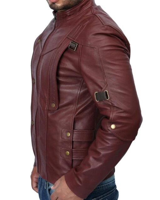Chris Pratt Guardians Of The Galaxy Maroon Star Lord Jacket Chris Pratt Guardians Of The Galaxy Maroon Star Lord Jacket