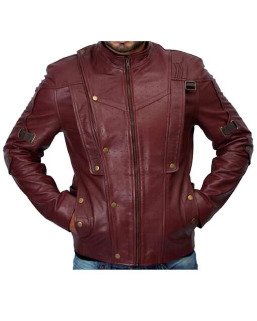 Chris Pratt Guardians Of The Galaxy Maroon Star Lord Jacket Chris Pratt Guardians Of The Galaxy Maroon Star Lord Jacket