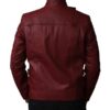 Guardians of the Galaxy 2 Chris Pratt Maroon Leather Jacket Guardians of the Galaxy 2 Chris Pratt Maroon Leather Jacket