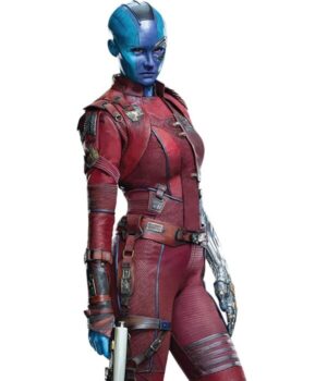  	Nebula Guardians of The Galaxy Volume 2 Leather Jacket