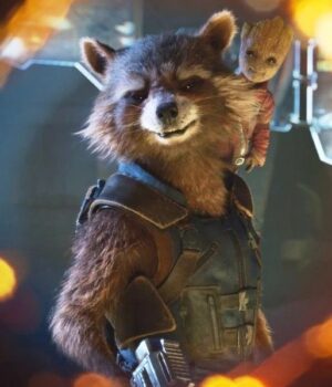  	Raccoon Leather Vest Guardians Of The Galaxy Vol 2