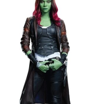  	Guardians Of The Galaxy Vol 2 Gamora Leather Coat