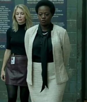  	The Suicide Squad 2 Amanda Waller White Jacket