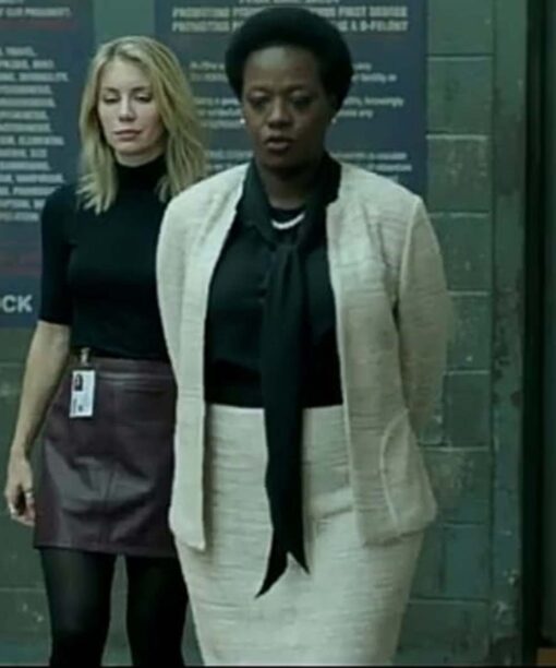 The Suicide Squad 2 Amanda Waller White Jacket The Suicide Squad 2 Amanda Waller White Jacket