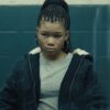  	The Suicide Squad 2 Storm Reid Black Hooded Jacket