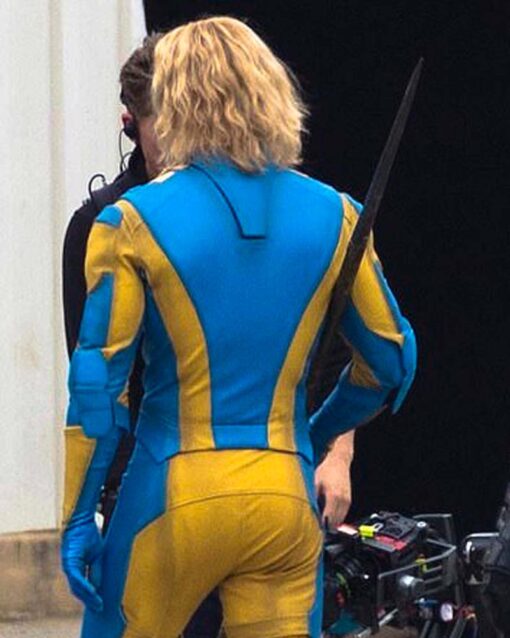 The Suicide Squad 2 Javelin Yellow and Blue Leather Costume Jacket The Suicide Squad 2 Javelin Yellow and Blue Leather Costume Jacket