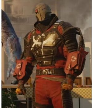  	Suicide Squad Kill Justice League Deadshot Leather Costume Jacket