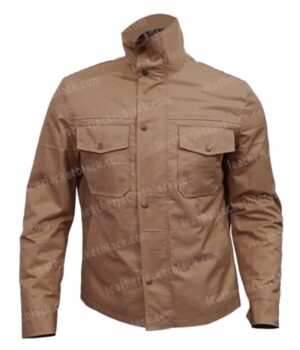  	Suicide Squad John Cena Brown Cotton Jacket