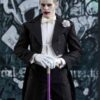  	Suicide Squad The Joker Notch Collar Black Blazer Coat