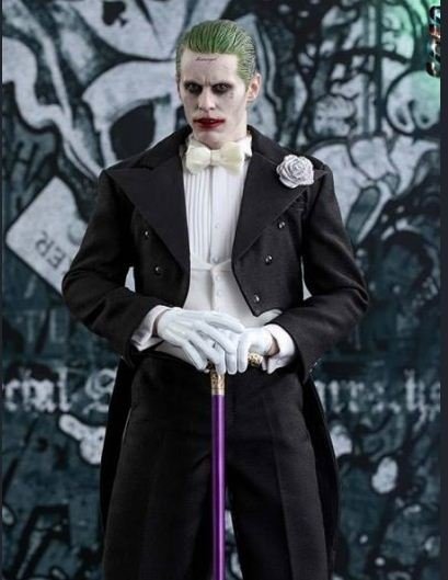 Suicide Squad The Joker Notch Collar Black Blazer Coat Suicide Squad The Joker Notch Collar Black Blazer Coat