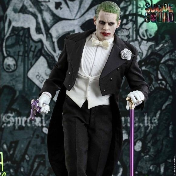 Suicide Squad The Joker Notch Collar Black Blazer Coat Suicide Squad The Joker Notch Collar Black Blazer Coat