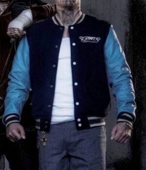  	Suicide Squad Diablo Blue Jacket