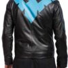  	Batman Arkham Knight Nightwing Leather Costume Jacket
