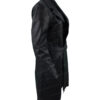  	The Batman 2022 Cat Woman Black Leather Coat
