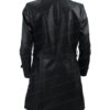  	The Batman 2022 Cat Woman Black Leather Coat