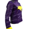  	Barbara Gordon Batgirl Costume Leather Jacket