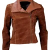  	Justice League Wonder Woman Brown Jacket