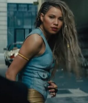  	Birds of Prey Black Canary Denim Vest