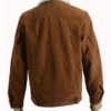  	Shazam Asher Angel Brown Shearling Collar Corduroy Jacket
