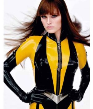  	Watchmen Malin Akerman Leather Costume Jacket
