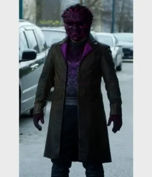  	The Flash S07 Ennis Esmer Leather Coat