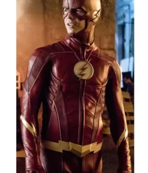  	The Flash S04 Grant Gustin Red Jacket